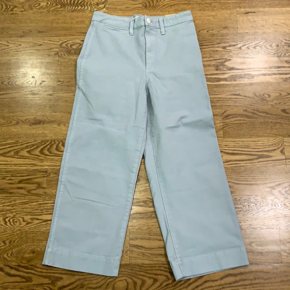 Madewell Slim Emmett Wide-Leg Crop size 28